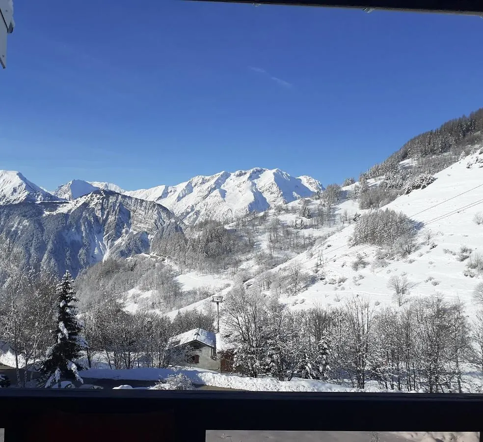شقة Appart Vue Montagne, Proche Piste Huez فرنسا
